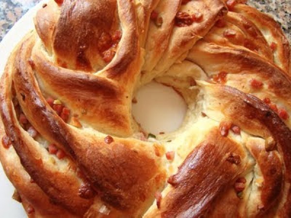 TORTA ANGELICA SALATA (CON MORTADELLA, ASIAGO E PISTACCHI), foto 2