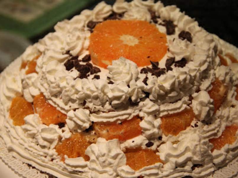 Torta Arancia cioccolato e panna, foto 1