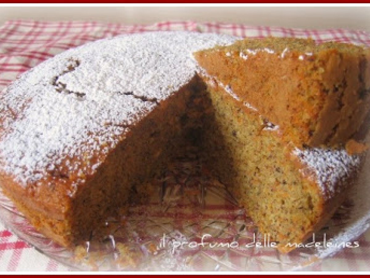 Torta autunnale di carote e nocciole