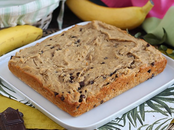 Torta banane e cioccolato, la ricetta vegana e senza glutine