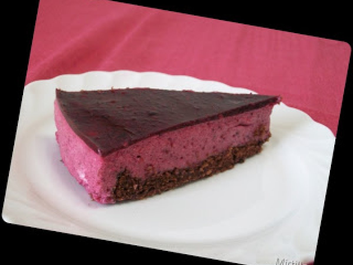 TORTA BAVARESE AI FRUTTI DI BOSCO E CIOCCOLATO, foto 3