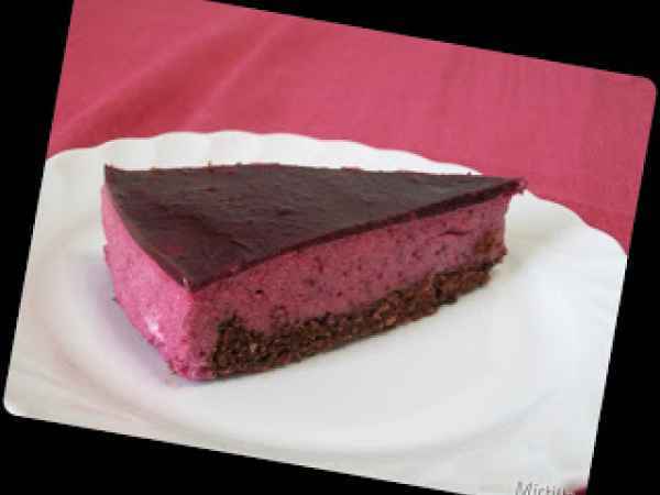 TORTA BAVARESE AI FRUTTI DI BOSCO E CIOCCOLATO, foto 3