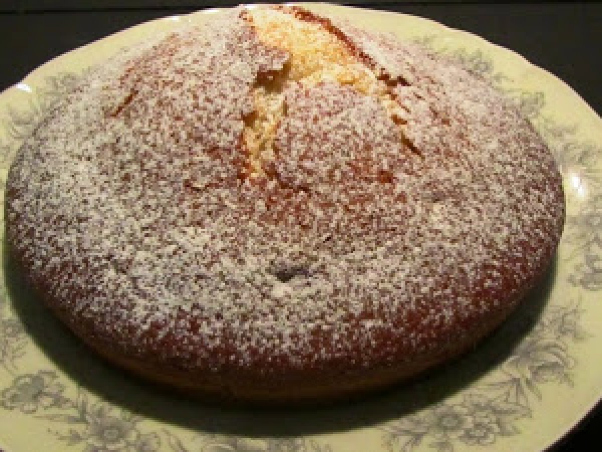 Torta bianca e nera