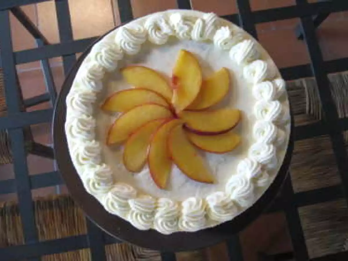 Torta Charlotte alla pesca - foto 2