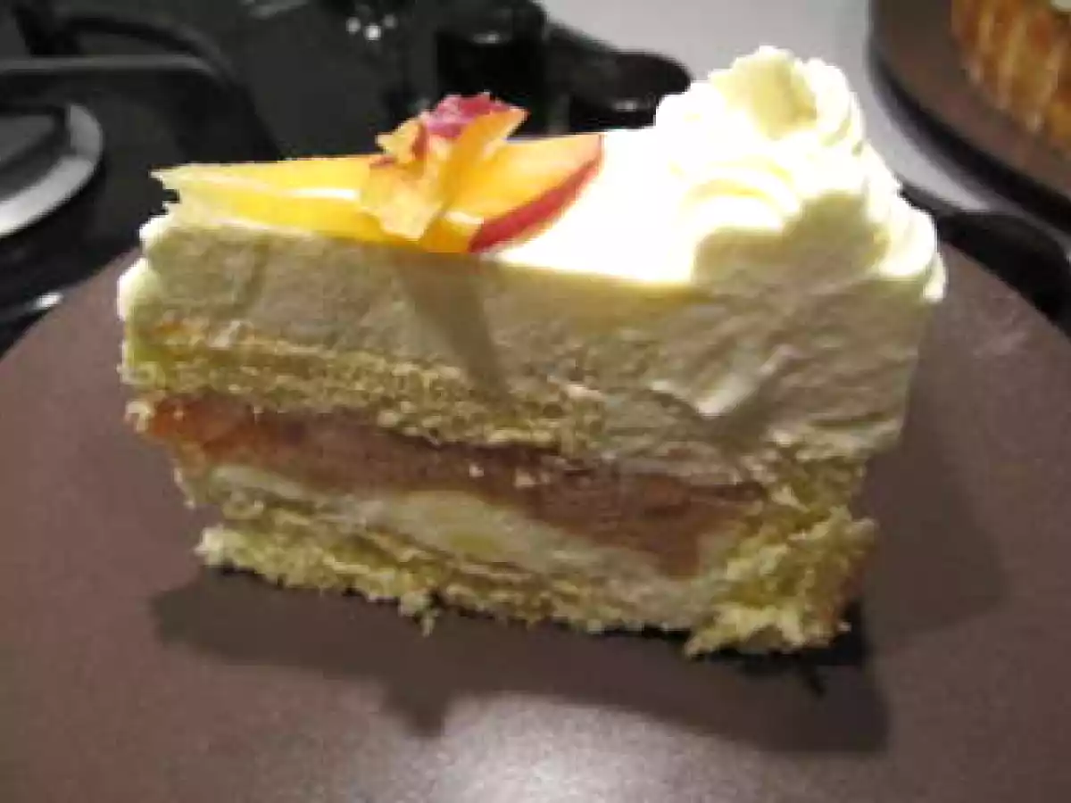 Torta Charlotte alla pesca - foto 3