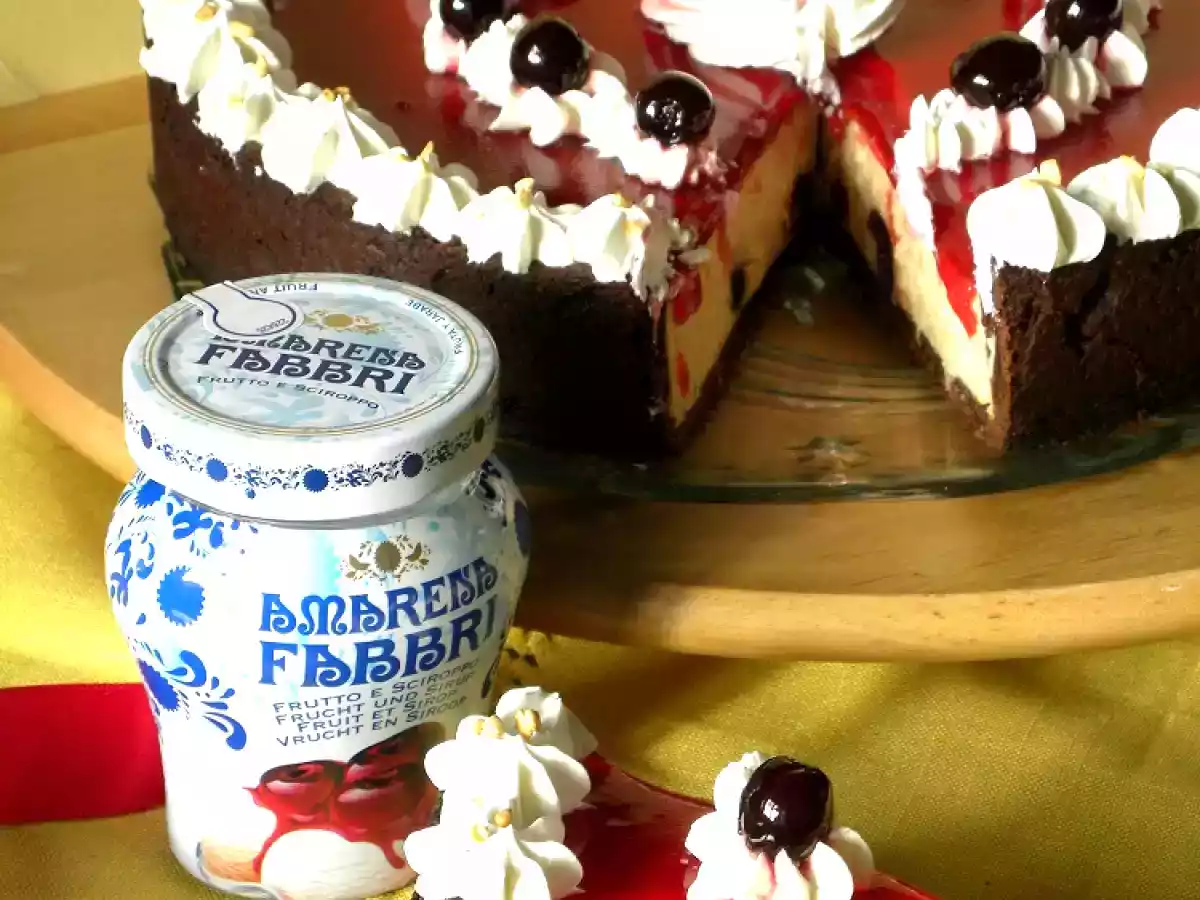 Torta cheesecake di mela e amarene Fabbri - foto 2