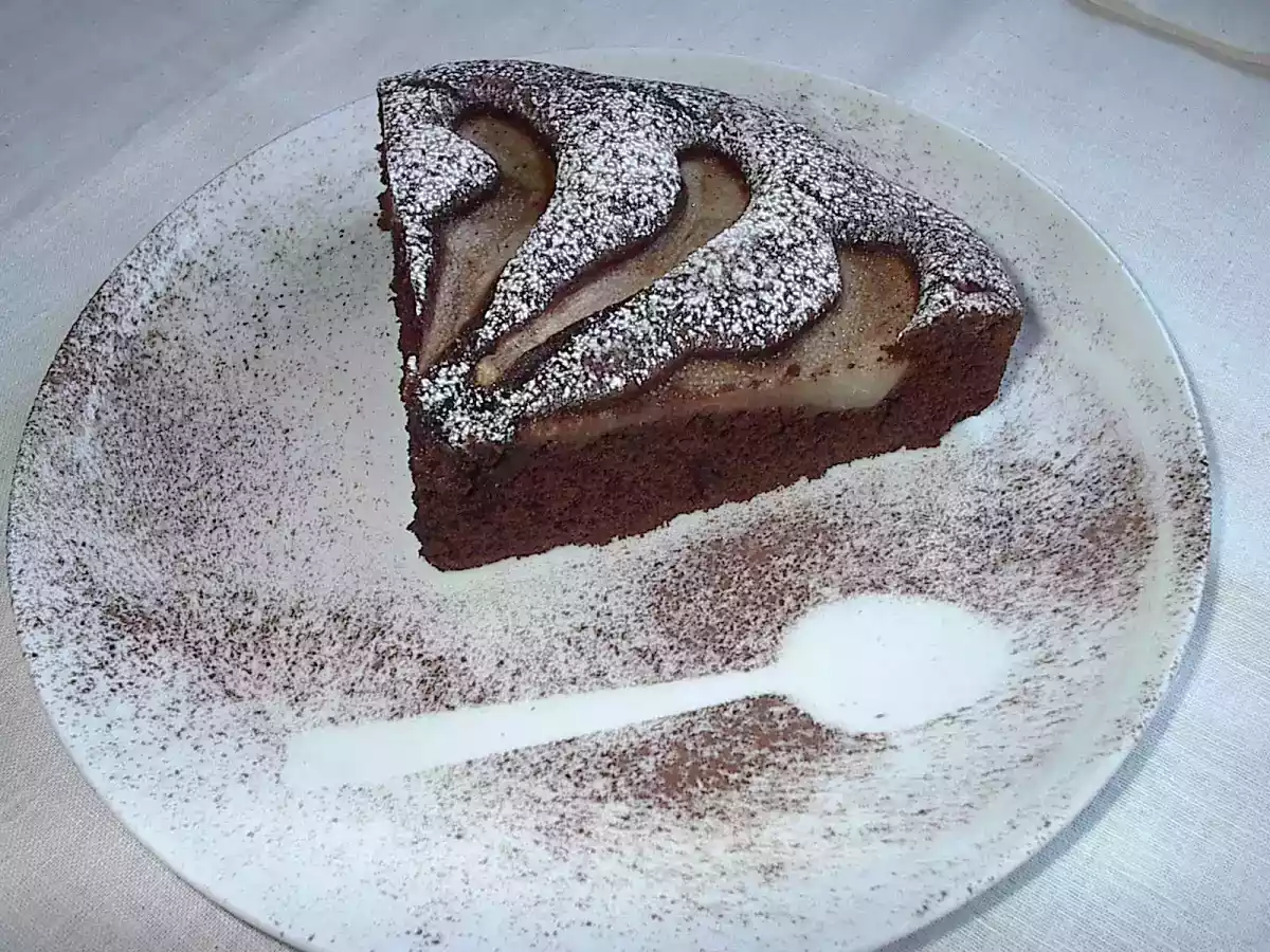 TORTA CIOCCOLATO E PERE