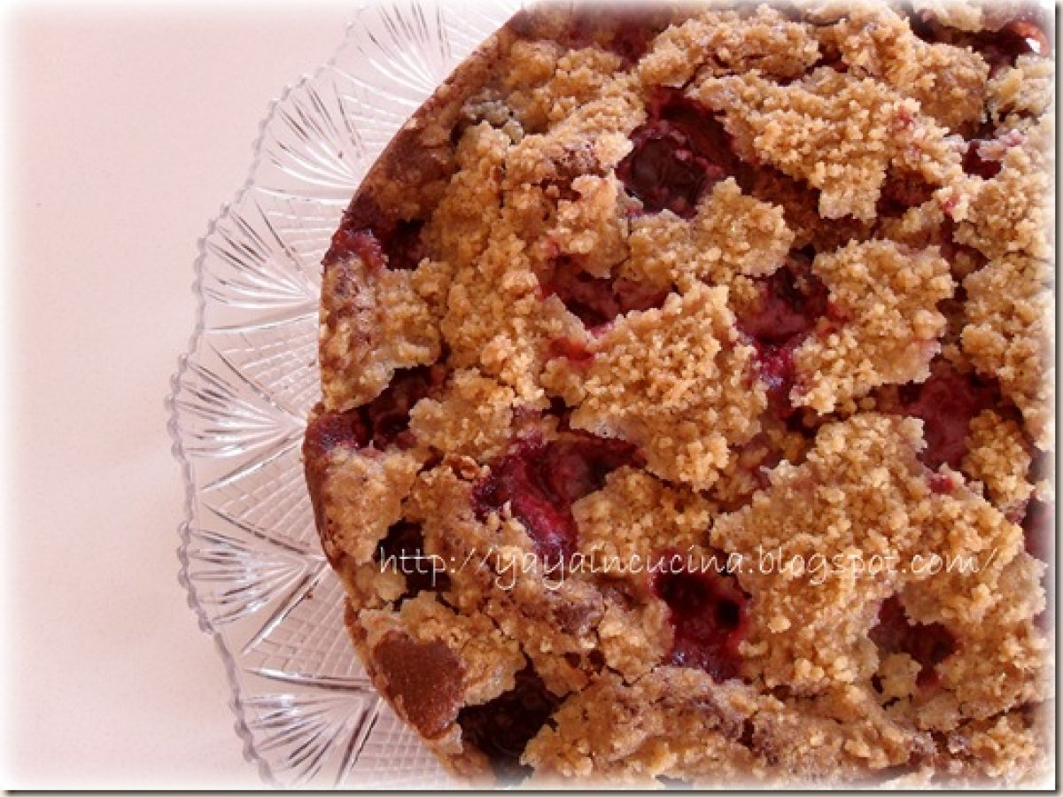 Torta cioccolato e prugne