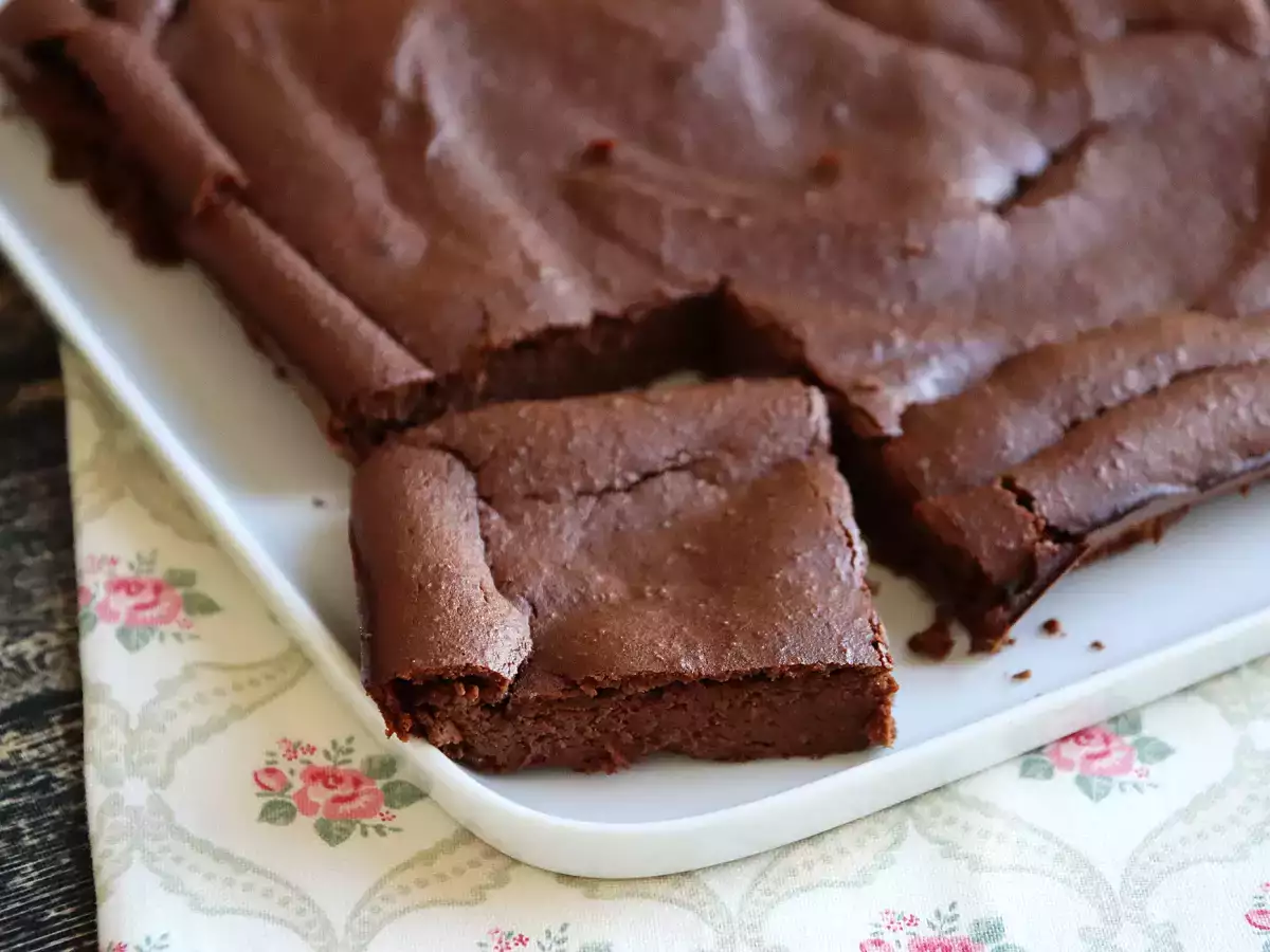 Torta cioccolato e zucca, senza glutine e senza burro