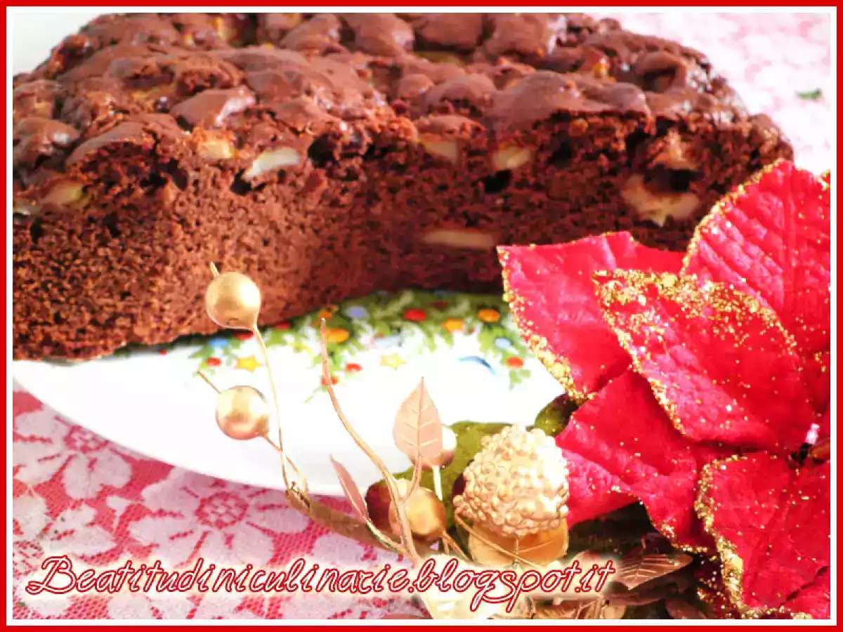 Torta cioccolato fondente e banana