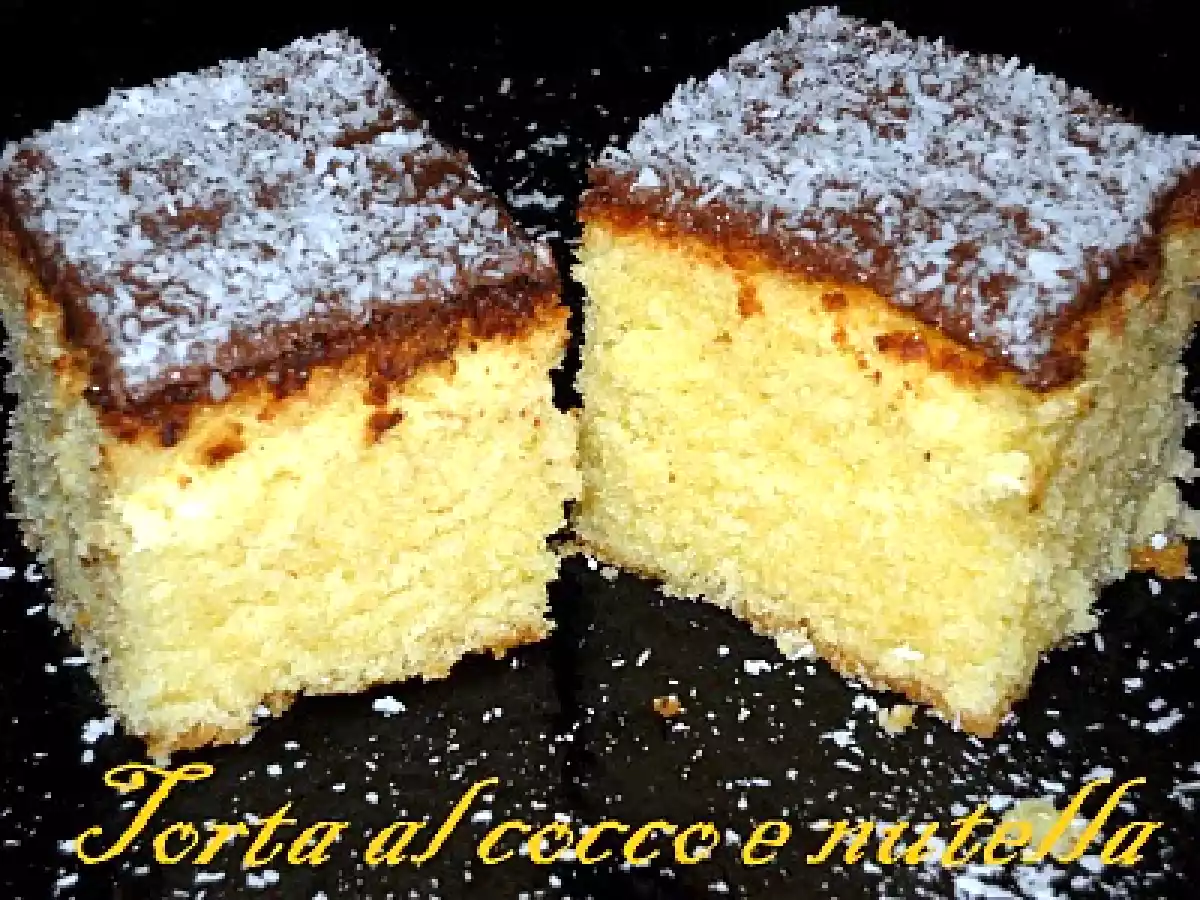 Torta cocco e nutella