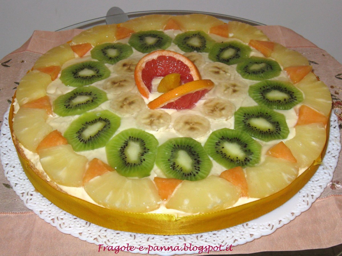 Torta compleanno alla frutta