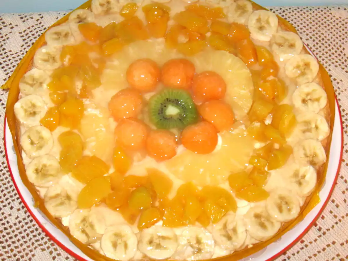 Torta compleanno alla frutta - foto 2
