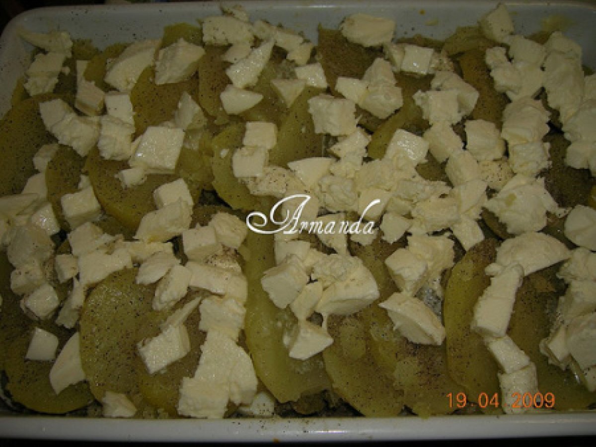 Torta con carne, carciofi e patate, foto 2