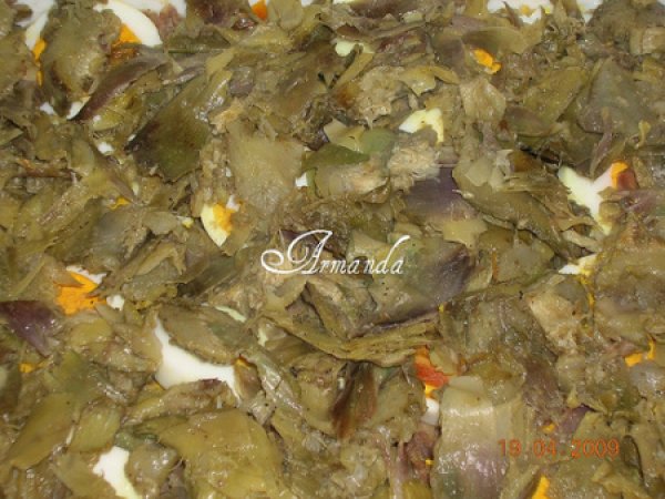 Torta con carne, carciofi e patate, foto 3