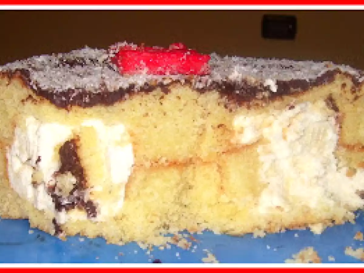 Torta con crema al cocco - foto 2