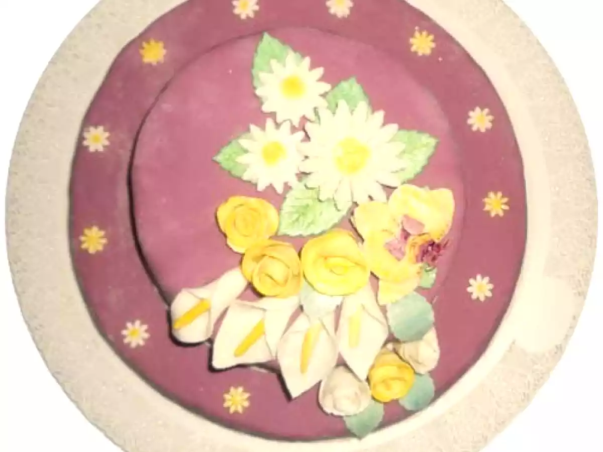 torta con crema al croccantino