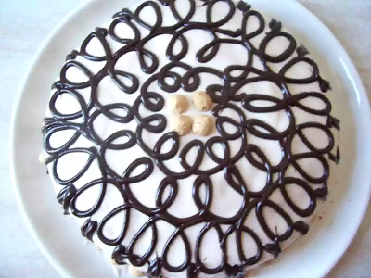 Torta con crema di marroni
