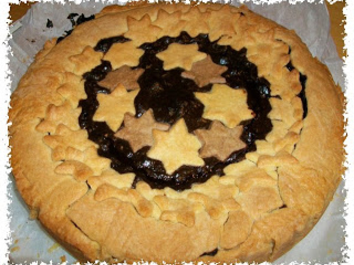 Torta con doppia farcitura castagne e crema cioccolato di Stefy