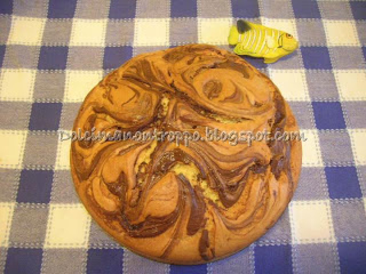 TORTA CON LA NUTELLA...PASTICCIATA...