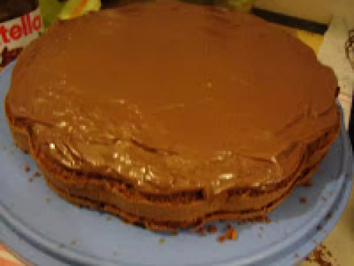 Torta con philadelphia e nutella - foto 5