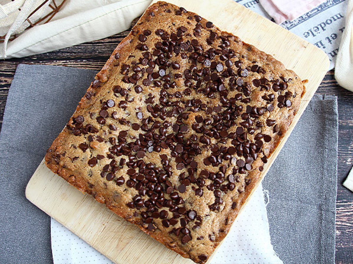 Torta cookie con pepite di cioccolato - foto 2