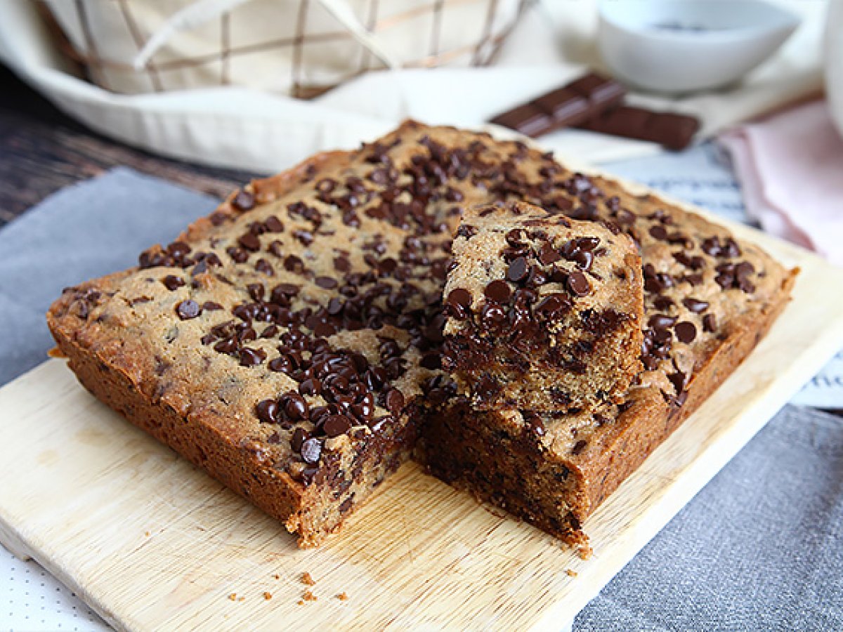 Torta cookie con pepite di cioccolato - foto 3