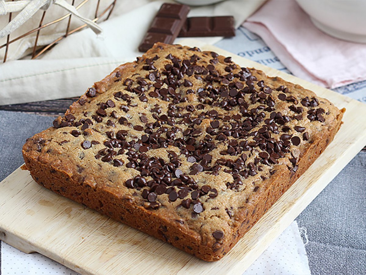 Torta cookie con pepite di cioccolato - foto 4