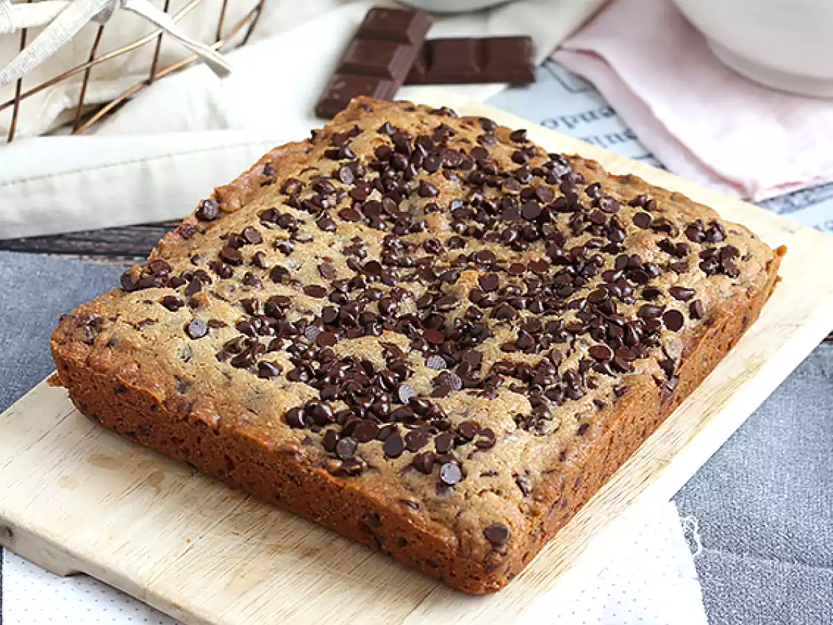 Torta cookie con pepite di cioccolato - foto 4