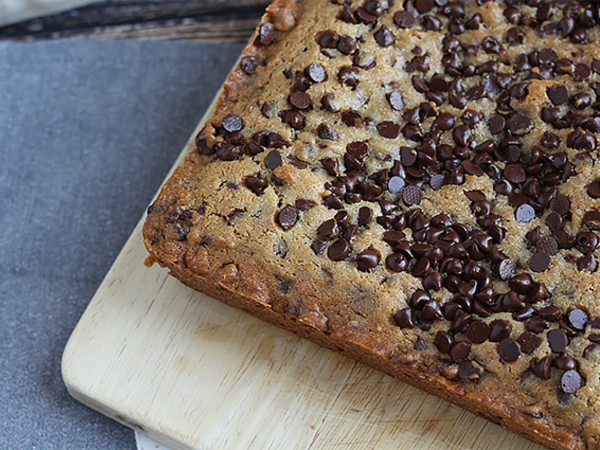 Torta cookie con pepite di cioccolato - foto 6