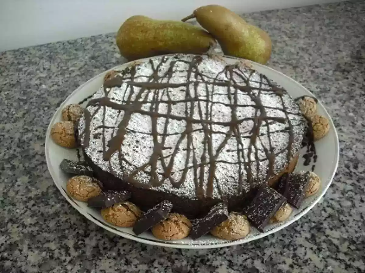 Torta cous cous e cioccolato