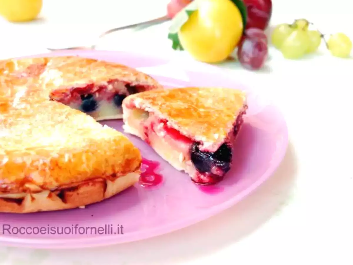 Torta crema e amarene? detta anche torta del pelandrone