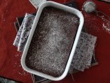 Torta cremosa al cioccolato senza farina, foto 3