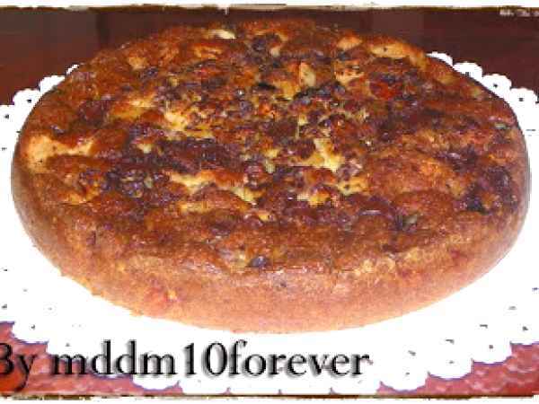 TORTA CREMOSA DI MELE, BANANA E CIOCCOLATO, foto 4