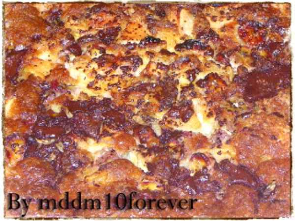 TORTA CREMOSA DI MELE, BANANA E CIOCCOLATO, foto 6