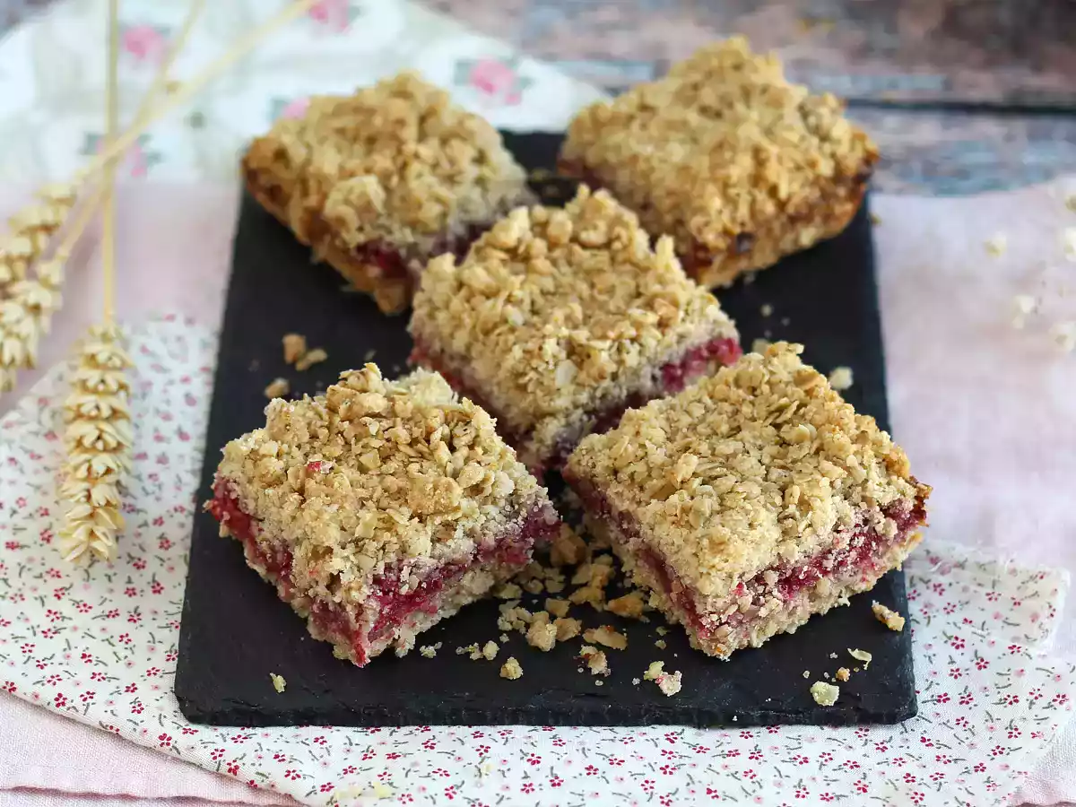 Torta Crumble ai lamponi