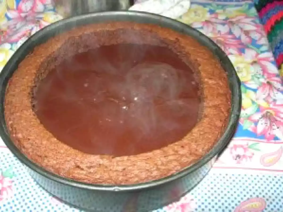 Torta cuore di budino