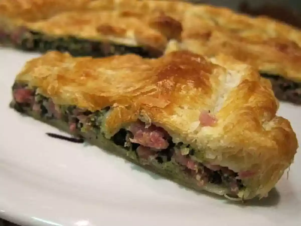 Torta delizia ricotta, spinaci, salsiccia - foto 2