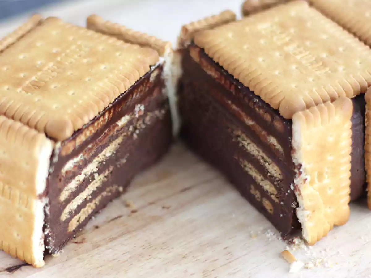 Torta di biscotti e cioccolato - foto 4