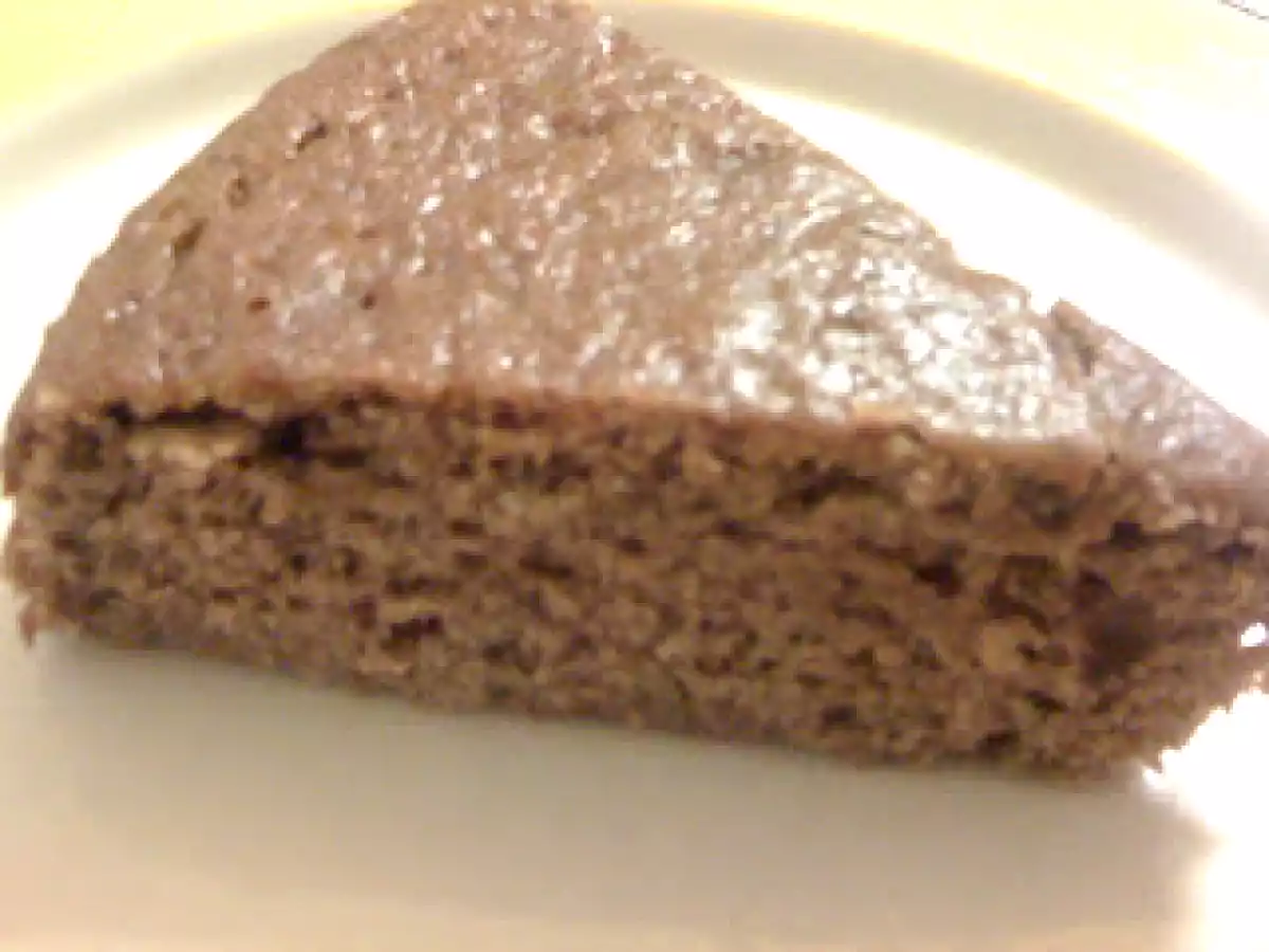 Torta di cacao e banane