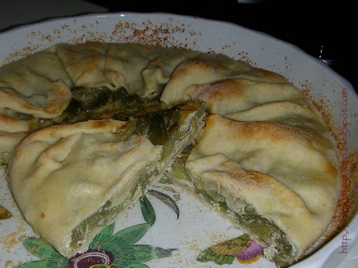 Torta di carciofi con la pasta matta