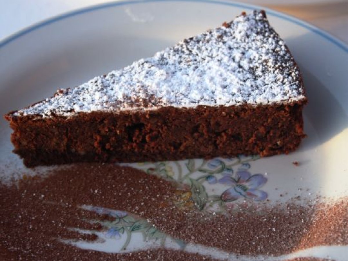 Torta di castagne e cacao