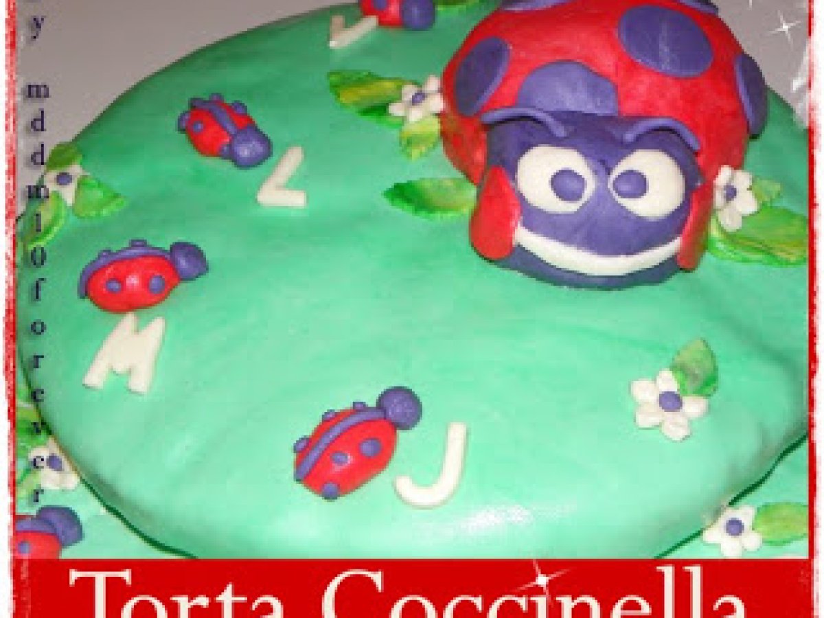 Torta di compleanno a forma di coccinella - foto 2