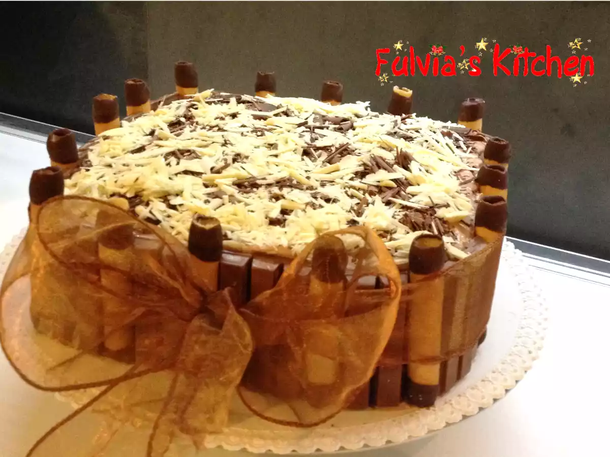 Torta di compleanno Nutella e cioccolati