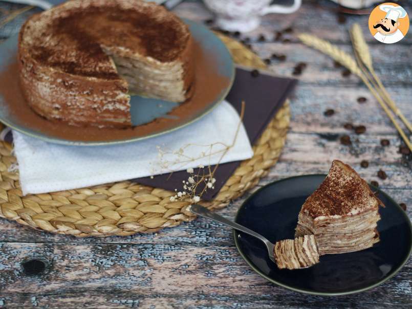 Torta di crepes al Tiramisù, un dessert goloso e facile da preparare, foto 4