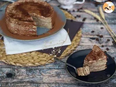 Torta di crepes al Tiramisù, un dessert goloso e facile da preparare, foto 4