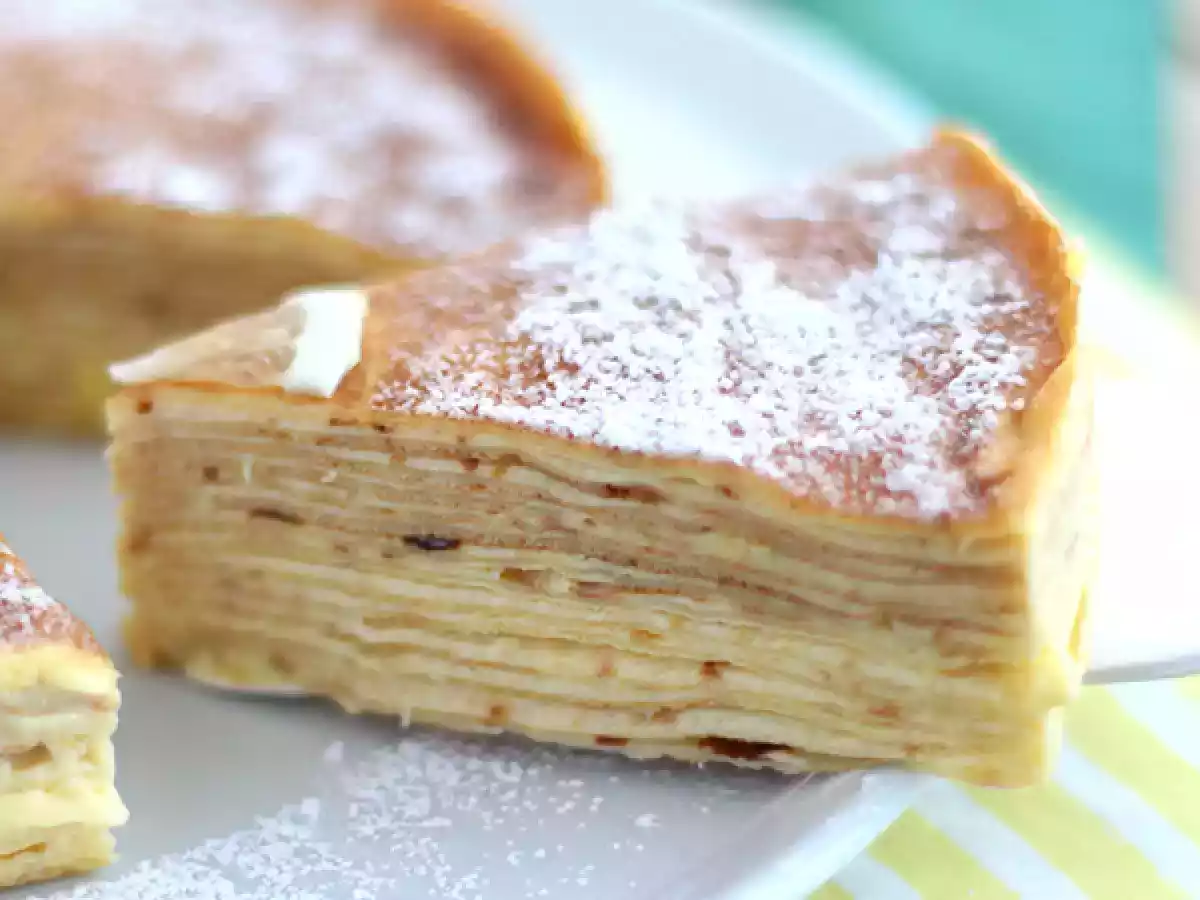 Torta di crêpes con crema al limone - foto 3