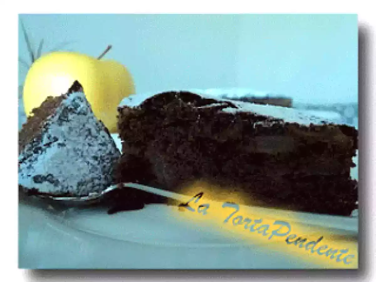 Torta di farina di castagne, mele e cacao - foto 2