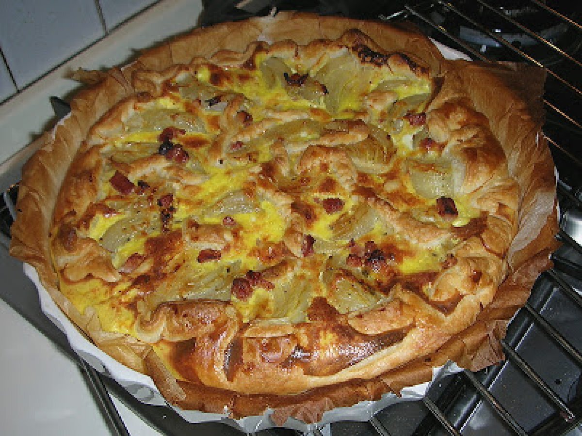 Torta di finocchi e pancetta