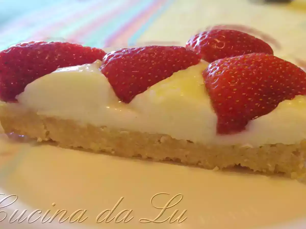 Torta di fragole senza forno